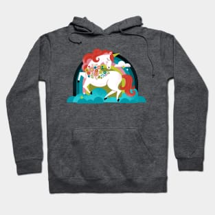 Hipster Unicorn Hoodie